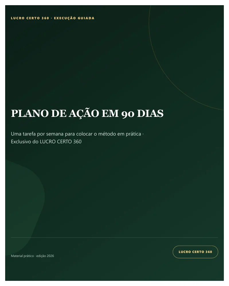 Capa real do plano de ação de 90 dias